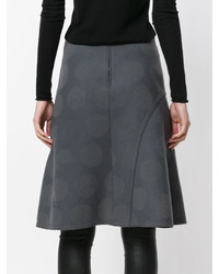 Nina Ricci Tonal Dots A Line Skirt