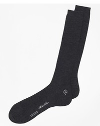 Brooks Brothers Merino Wool Garter Sized Over The Calf Socks