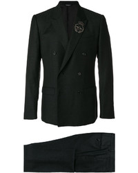 Dolce & Gabbana Bug Pin Double Breasted Suit