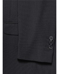 Nobrand Chalk Stripe Wool Blend Suit