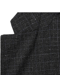 Boglioli Charcoal Dover Slim Fit Checked Wool Suit
