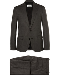 Maison Margiela Charcoal Slim Fit Stretch Cotton And Wool Blend Suit