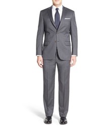 Hart Schaffner Marx Classic Fit Solid Wool Suit