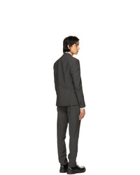 Neil Barrett Grey 360 Stretch Constructed Slim Suit