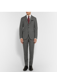 Boglioli Grey Slim Fit Virgin Wool Suit