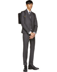 Thom Browne Grey Wool High Armhole Suit