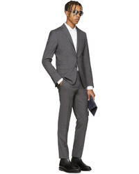 DSQUARED2 Grey Wool Paris Suit