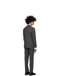Burberry Grey Wool Slim Suit