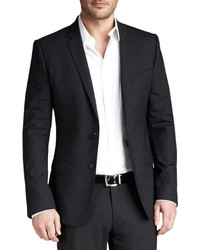 Dolce & Gabbana Martini Stretch Wool Suit Charcoal