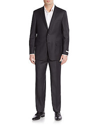 Hickey Freeman Milburn Regular Fit Solid Wool Suit