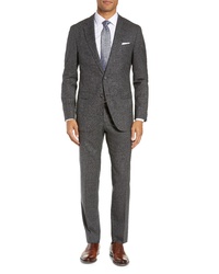 BOSS Novan Fit Solid Wool Suit
