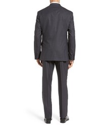Nordstrom Shop Tech Smart Trim Fit Solid Stretch Wool Travel Suit