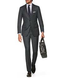 Suitsupply Sienna Regular Fit Birds Eye Wool Suit