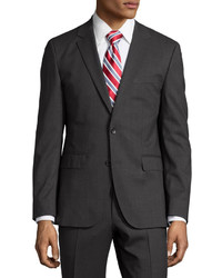 Hugo Boss Slim Fit Jetslenon Regular Fit Suit Charcoal