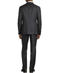 Neiman Marcus Slim Fit Solid Serge Two Piece Suit