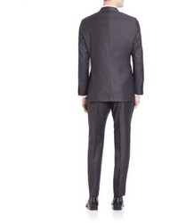 Hickey Freeman Solid Wool Suit Set
