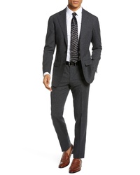 Ring Jacket Trim Fit Solid Wool Suit