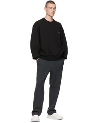 Solid Homme Gray Pinched Seam Lounge Pants