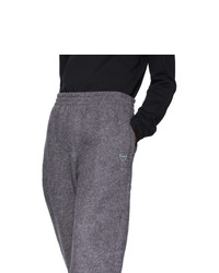Gmbh Grey Wool Logo Lounge Pants