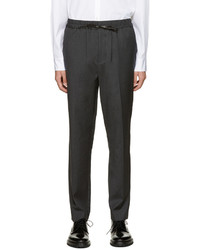 3.1 Phillip Lim Grey Wool Tapered Trousers