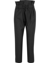 Vivienne Westwood Anglomania Kung Fu Tapered Wool Pants Dark Gray