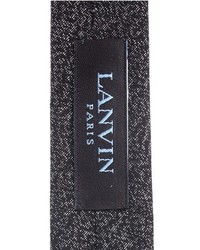 Lanvin Shimmer Fleece Wool Blend Tie