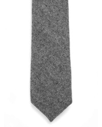 Topman Charcoal Wool Tie