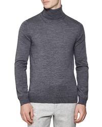 Reiss Caine Slim Fit Turtleneck Wool Sweater