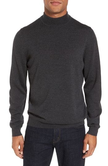 Nordstrom Mens Shop Mock Neck Merino Wool Sweater 75 Nordstrom Lookastic 7173