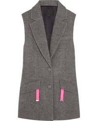 Alexander Wang Oversized Wool Blend Vest