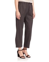 Eileen Fisher Stretch Wool Ankle Pants