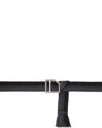 Lanvin Gray Curb Belt