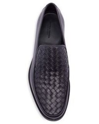 Bottega Veneta Interwoven Leather Loafers