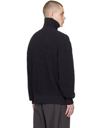 RAINMAKER KYOTO Black Half Zip Sweater
