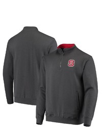 Colosseum Charcoal Nc State Wolfpack Tortugas Logo Quarter Zip Jacket At Nordstrom