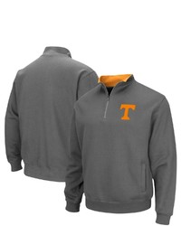Colosseum Charcoal Tennessee Volunteers Tortugas Logo Quarter Zip Jacket At Nordstrom