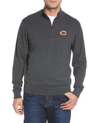 Cutter & Buck Chicago Bears Lakemont Regular Fit Quarter Zip Sweater