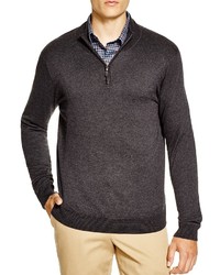 Glenshiel Birdseye Quarter Zip Sweater