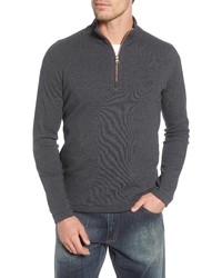 Robert Graham Gold Rush Quarter Zip Cotton Sweater