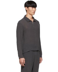 Our Legacy Gray Viscose Sweater