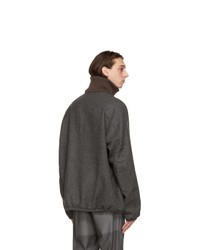 Sunnei Grey Knit Neck Jacket