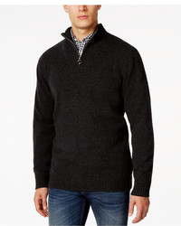 Barbour Half Zip Mock Collar Wool Sweater
