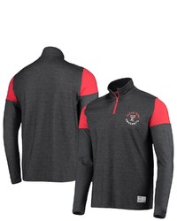 Under Armour Heathered Charcoal Texas Tech Red Raiders Gameday Tri Blend Quarter Zip Jacket In Heather Charcoal At Nordstrom