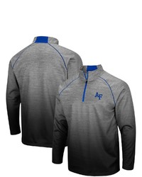 Colosseum Heathered Gray Air Force Falcons Sitwell Raglan Quarter Zip Jacket In Heather Gray At Nordstrom