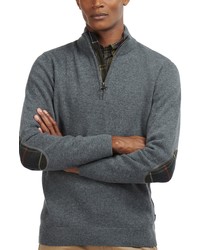 Barbour Holden Regular Fit Half Zip Lambswool Sweater