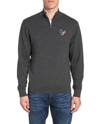 Cutter & Buck Houston Texans Lakemont Regular Fit Quarter Zip Sweater
