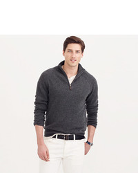 J.Crew Italian Cashmere Half Zip Sweater