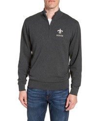 Cutter & Buck New Orleans Saints Lakemont Regular Fit Quarter Zip Sweater