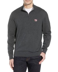 Cutter & Buck New York Giants Lakemont Regular Fit Quarter Zip Sweater