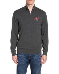 Cutter & Buck Tampa Bay Buccaneers Lakemont Regular Fit Quarter Zip Sweater
